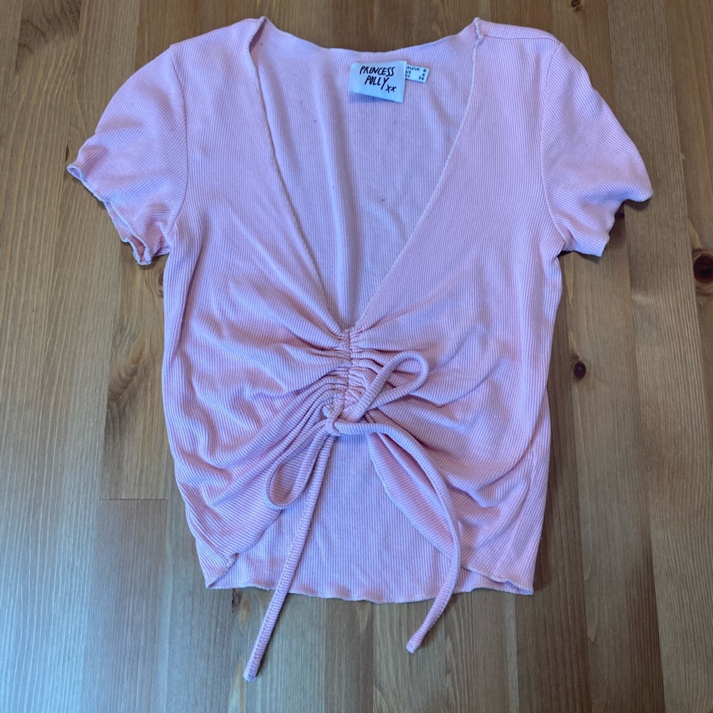 Princess Polly pink crop top